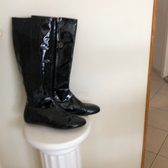 KATE SPADE SIZE 9 patent leather boots